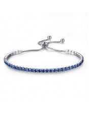 Blue stone tennis bracelets